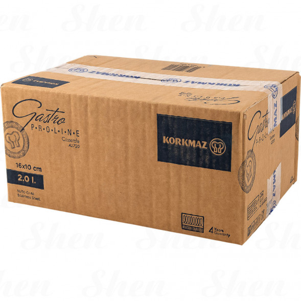 Кастрюля из нержавеющей стали с крышкой 2 л Korkmaz Proline Gastro