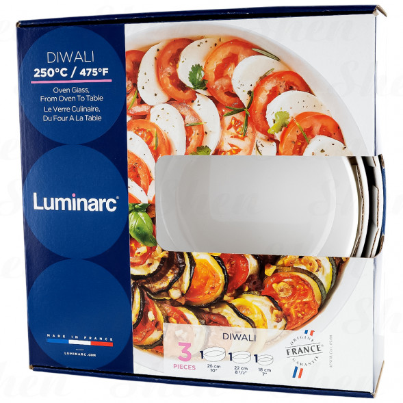 Набор форм жаропрочных 3 шт Luminarc Diwali