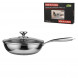 Сковорода из нержавеющей стали 32 см с антипригарным покрытием P.L. Proff Cuisine New Kitchen