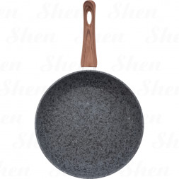 Сковорода с антипригарным покрытием 26 см Kamille Grey marble