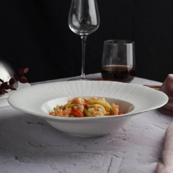 Тарелка для пасты 27,5 см Proff Cuisine &amp;quot;Frost White Moon&amp;quot;