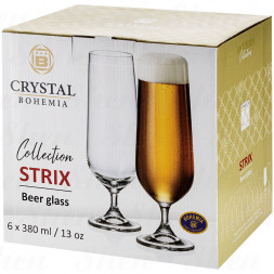 Бокал для пива 380 мл Crystalite Bohemia &amp;quot;Dora Strix&amp;quot;