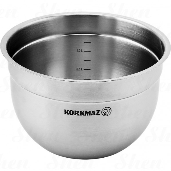Миска из нержавеющей стали 1,8л Korkmaz ProLine