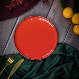 Тарелка для пиццы 20 см Porland Seasons Red