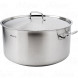 Кастрюля из нержавеющей стали с крышкой 25 л Korkmaz Proline Gastro