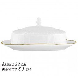 Масленка 22х8,5 см Lenardi Maria Gold
