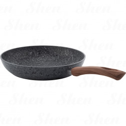 Сковорода с антипригарным покрытием 28 см Kamille Grey marble