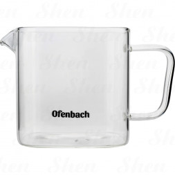 Чайник стеклянный заварочный 600 мл с ситечком Ofenbach