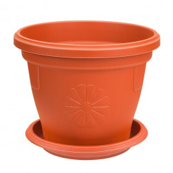 Горшок с поддоном 28 л Elfplast &amp;quot;Italy&amp;quot; +