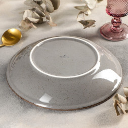 Тарелка глубокая 26 см Porland Seasons Dark Grey
