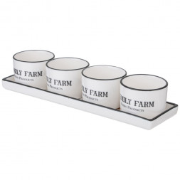 Набор соусников 4 шт на подставке Lefard &amp;quot;Family Farm&amp;quot;