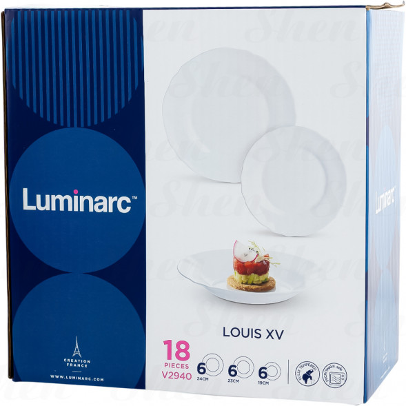 Сервиз столовый 18 предметов Luminarc Louis XV