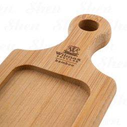 Доска сервировочная с ручкой 16х6 см Wilmax Bamboo