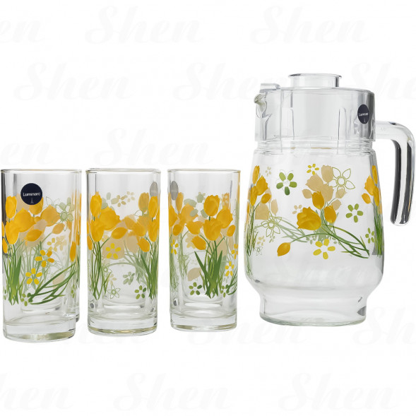 Набор для воды 7 предметов Luminarc Neo Tulips