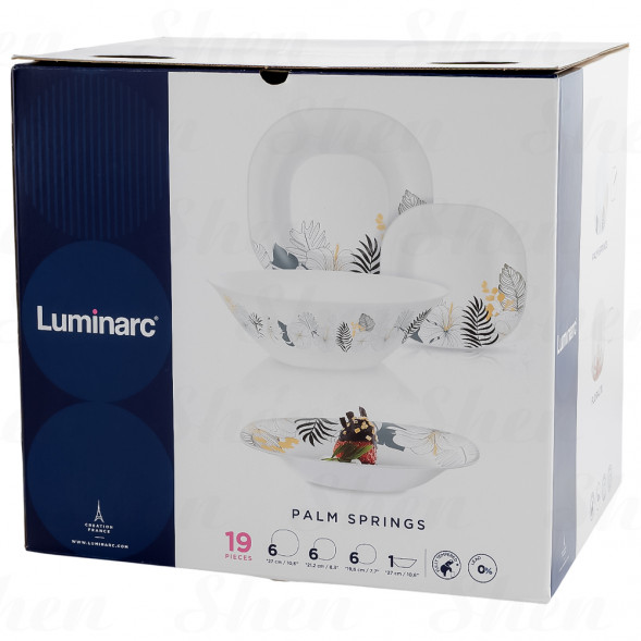 Сервиз столовый 19 предметов Luminarc Neo Carine Palm Springs