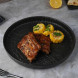 Тарелка фарфоровая с бортом 27х3 см Proff Cuisine &amp;quot;Black Raw Wood&amp;quot;