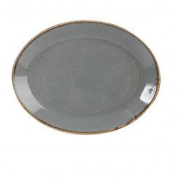 Блюдо овальное 30х23 см Porland Seasons Dark Grey
