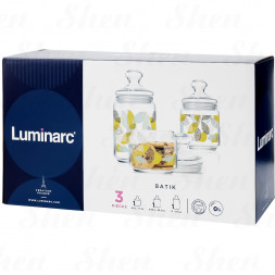 Набор банок 3 предмета Luminarc Batik