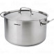 Кастрюля из нержавеющей стали с крышкой 15 л Korkmaz Proline Gastro