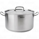 Кастрюля из нержавеющей стали с крышкой 15 л Korkmaz Proline Gastro