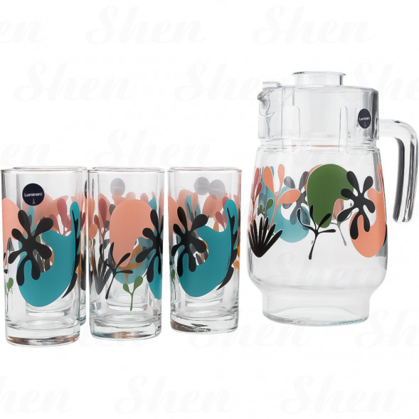 Набор для воды 7 предметов Luminarc Foundry Flower