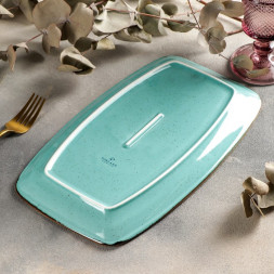 Блюдо прямоугольное 31х18 см Porland Seasons Turquoise