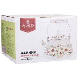 Чайник эмалированный 3 л Agness «Vivien»