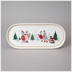 Блюдо овальное 34х14,5 см Lefard Family Christmas