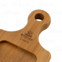 Доска сервировочная с ручкой 17х7 см Wilmax Bamboo