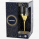 Набор бокалов для шампанского 4 шт 160 мл Luminarc Celeste Electric Gold