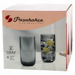 Стакан высокий 365 мл Pasabahce Grey