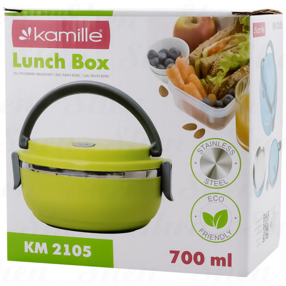 Ланч бокс круглый 700 мл Kamille
