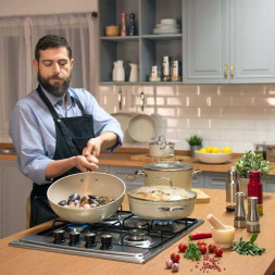 Кастрюля с антипригарным покрытием 5 л Korkmaz Granita