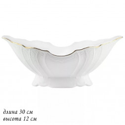 Фруктовница 30х12 см Lenardi Maria Gold