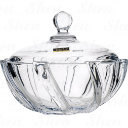 Конфетница с крышкой 19 см Crystalite Bohemia &amp;quot;Infinity&amp;quot;