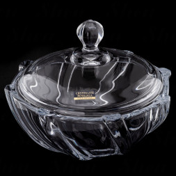 Конфетница с крышкой 19 см Crystalite Bohemia &amp;quot;Infinity&amp;quot;