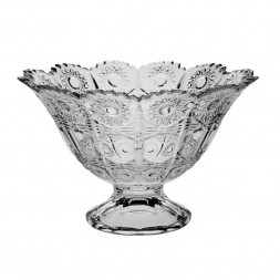 Конфетница хрустальная на ножке 13,5 см Crystal Bohemia 500PK