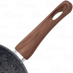 Сковорода с антипригарным покрытием 20 см Kamille Grey marble