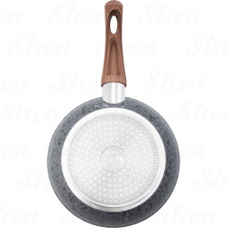 Сковорода с антипригарным покрытием 20 см Kamille Grey marble