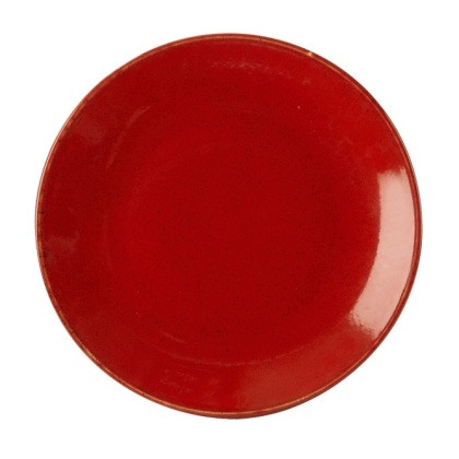Тарелка безбортовая 18 см Porland Seasons Red