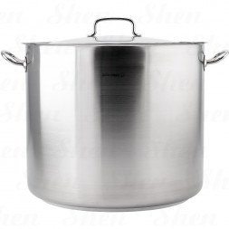 Кастрюля из нержавеющей стали с крышкой 40 л Korkmaz Proline Gastro