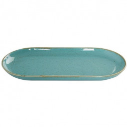 Блюдо овальное 30х15 см Porland Seasons Turquoise