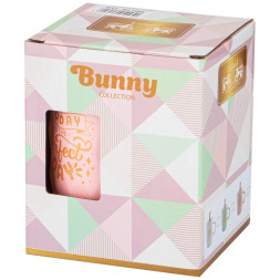 Кружка с крышкой и ложкой 390 мл Lefard Bunny