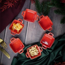 Кокотница 80 мл Porland Seasons Red