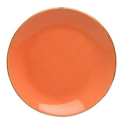 Тарелка безбортовая 24 см Porland Seasons Orange