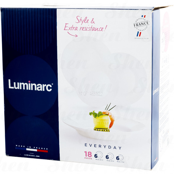 Сервиз столовый 18 предметов Luminarc Everyday