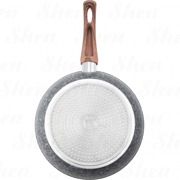 Сотейник с антипригарным покрытием 26 см Kamille Grey marble