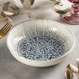 Салатник низкий 22 см Porland Iris Blue