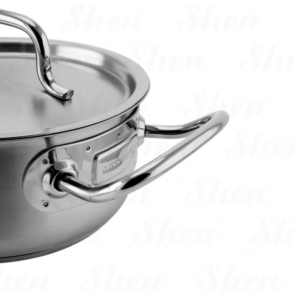 Кастрюля из нержавеющей стали с крышкой 1,5 л Korkmaz Proline Gastro