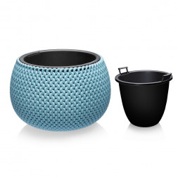 Кашпо со вставкой 3,9 л Elfplast «Lace»
